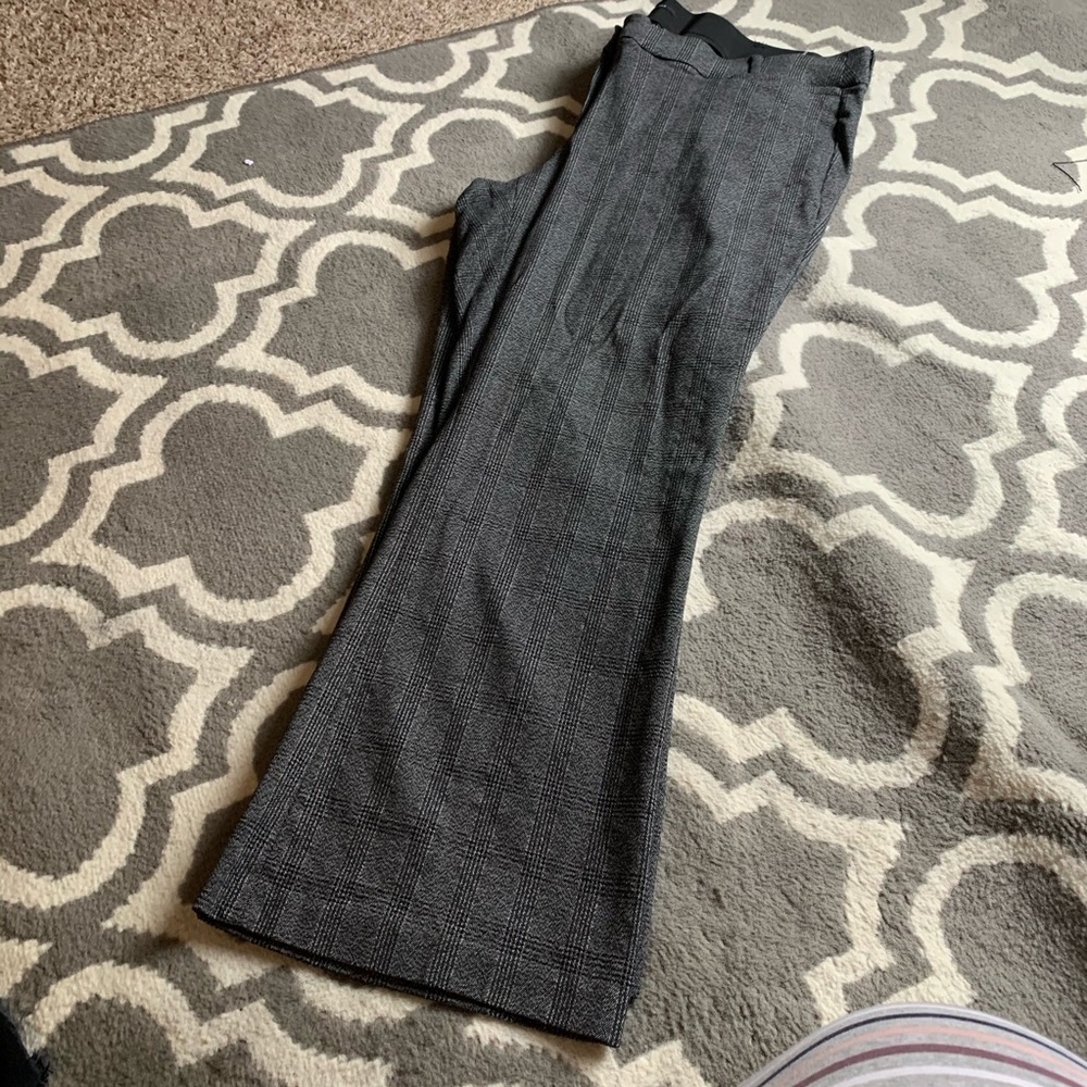 Plaid Bootcut Pant
